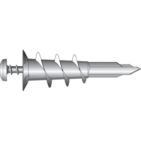 Hillman Screw Anchor, 1.5 inch L, Plastic, 5 PK 5334149